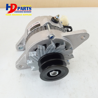 6BG1 Diesel Engine Alternator For Isuzu EX200-6 Hitachi Excavator Alternator 24V 50A