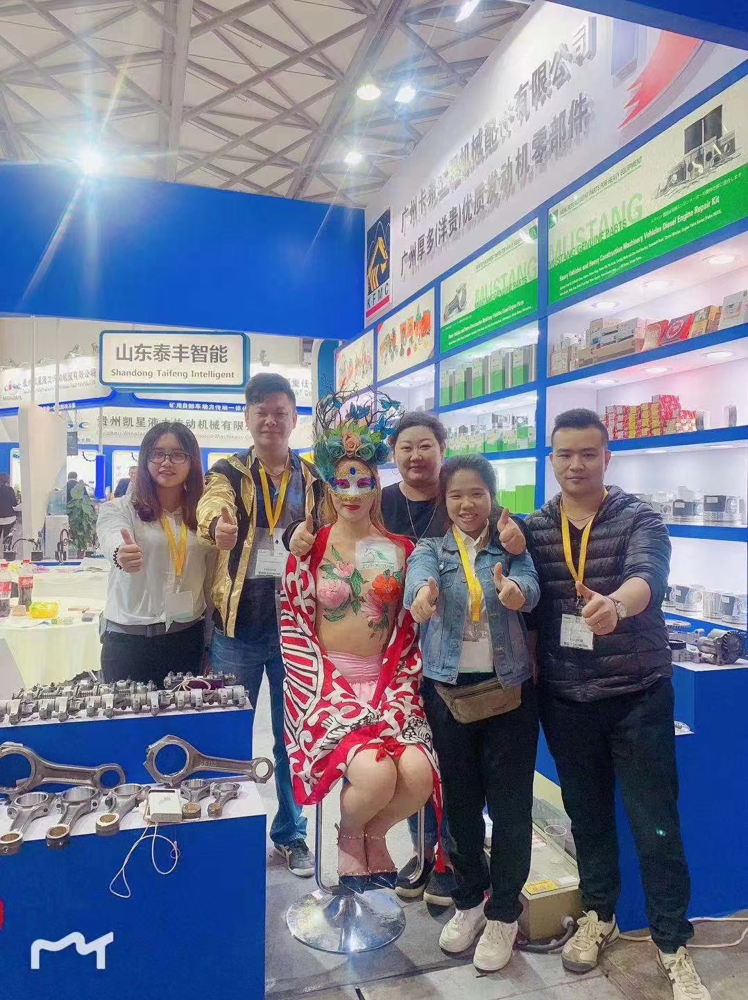 Shanghai Bauma Exhibition 2018 Heavy Machinery and Excavavtor Diesel Engine Spare Parts