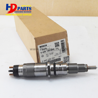 Denso Fuel Injectors Common Rail 0445120231 5263262 for Excavator Engine PC200-8 QSB6.8 6D107