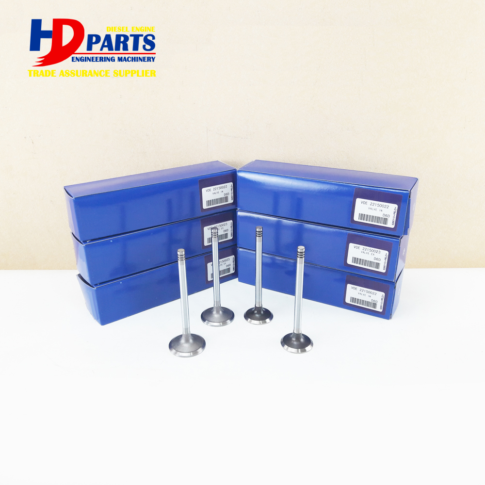 EC210 D6D Valve Inlet And Valve Outlet For Volvo Engine Parts