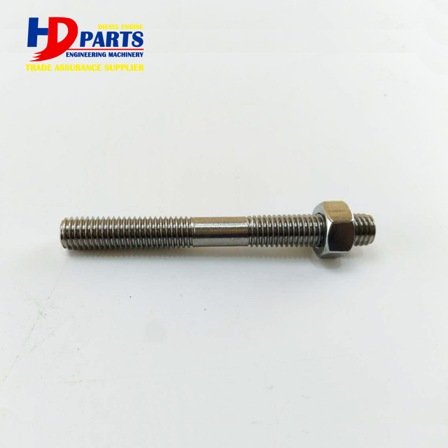 C7 C9 3126 Engine Spare Parts For Exhaust Manifold Pipe Bolt