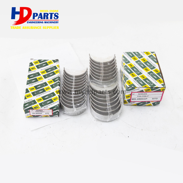 For Nissan Diesel Engine Parts FE6 Main And Con Rod Bearing Standard Size