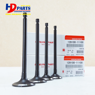 Diesel Engine Valve Parts 4TNV106 Inlet Valve And Outlet Valve 