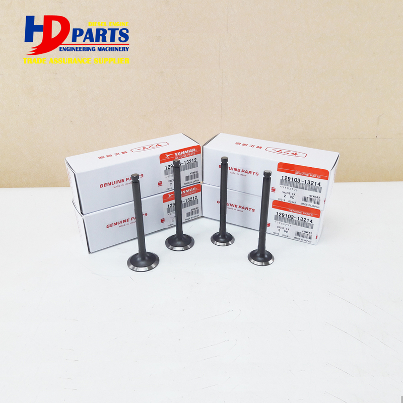 Diesel Engine Parts 4TNE82 Inlet Valve And Outlet Valve 