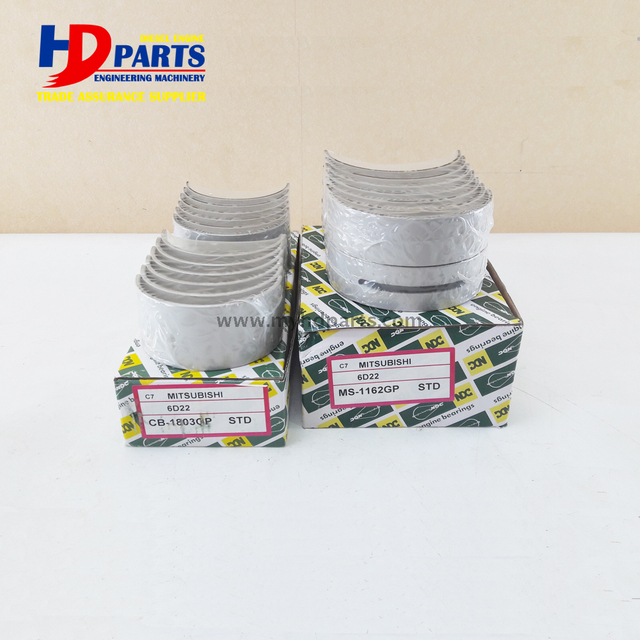 Diesel Engine Parts 6D22 Crankshaft And Connecting Rod Bearing