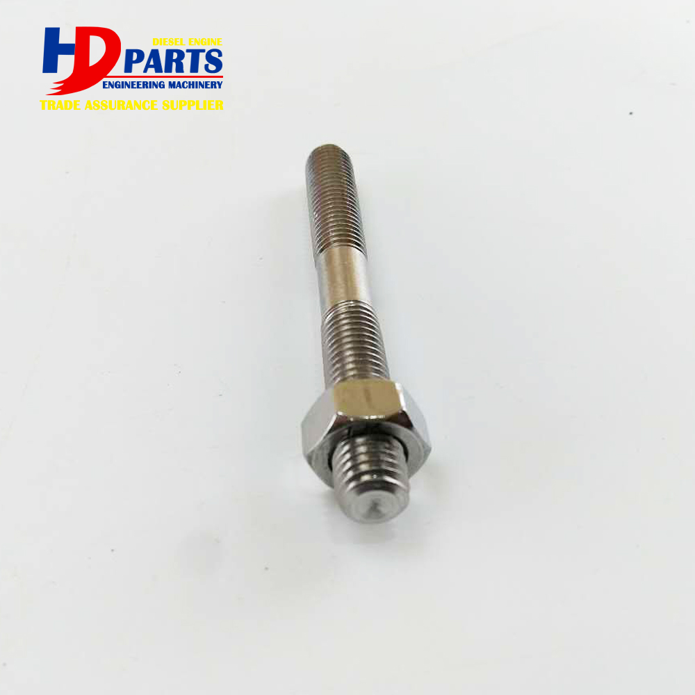C7 C9 3126 Engine Spare Parts For Exhaust Manifold Pipe Bolt
