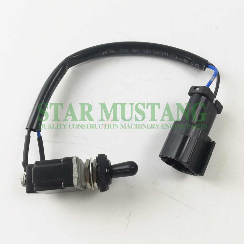 Construction Machinery Excavator Spare Switch 2 Wires Electric Repair Parts VOE14502170