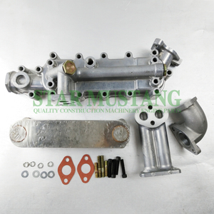 Construction Machinery Excavator H07C Oil Cooler Cover Assy Kit 8P Engine Repair Parts