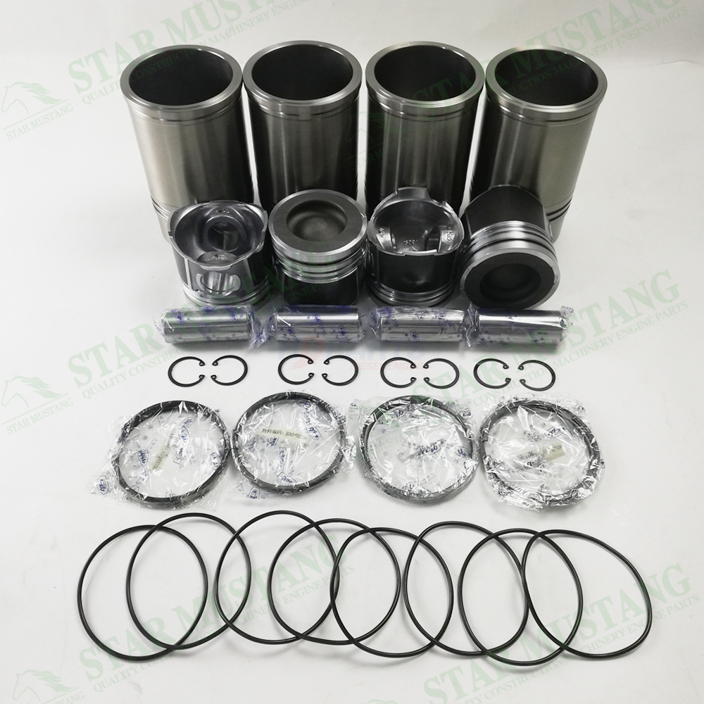 YN4100 Cylinder Liner Piston Ring Kit For Yunnei