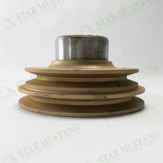 Construction Machinery Excavator 4TNV98 Crankshaft Pulley Double Slot Engine Repair Parts