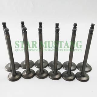 Construction Machinery Excavator 6D34 Cylinder Head Valve Engine Repair Parts