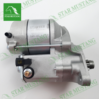 D1105 Starter Motor 12V 9T 1.6KW Construction Machinery Excavator Engine Parts