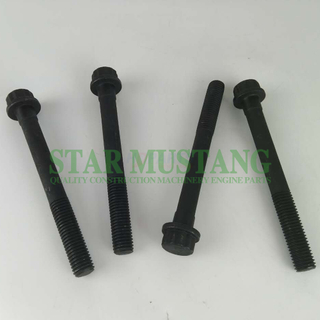 Diesel Engine Construction Machinery Engine Parts Excavator Cylinder Head Bolt 6D14 6D16 Short