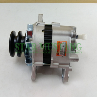 Construction Machinery Diesel Engine Spare Parts Excavator SM Alternator 6D14 E200B SK200 24V 35A