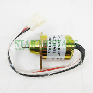 Construction Machinery Excavator HD-4320 Shut Off Solenoid 12V Engine Repair Parts