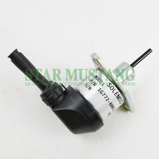 Construction Machinery Excavator HD-4332 Shut Off Solenoid 12V Engine Repair Parts