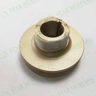 Construction Machinery Excavator 4TNV98 Crankshaft Pulley Single Slot Engine Repair Parts