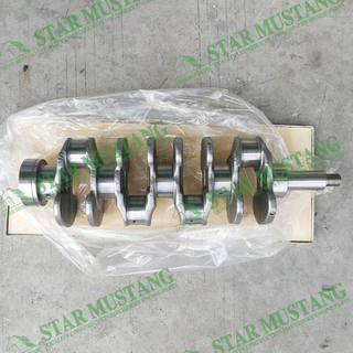 Construction Machinery Excavator W04D Crankshaft Forged Steel 8 Holes Engine Repair Parts