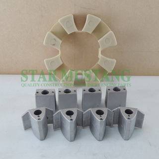 Excavator Parts Rubber Coupling S6KT For Construction Machinery 
