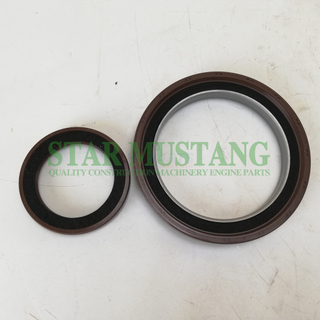 Construction Machinery Excavator Engine Spare Parts Crankshaft Oil Seal Kit 6BG1 With Iron/Metal
