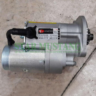 Construction Machinery Diesel Engine Spare Parts Excavator Starter Motor 4TNV88