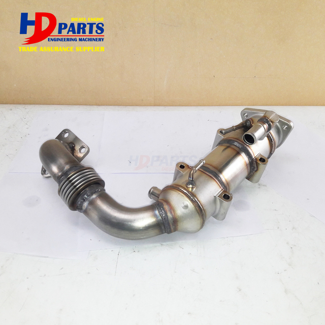 J08E EGR Pipe Exhaust Gas Valve For SK350-8 Excavator